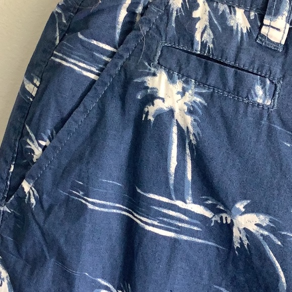 Washed stoned and beaten palm trees shorts size 36 - Picture 5 of 7